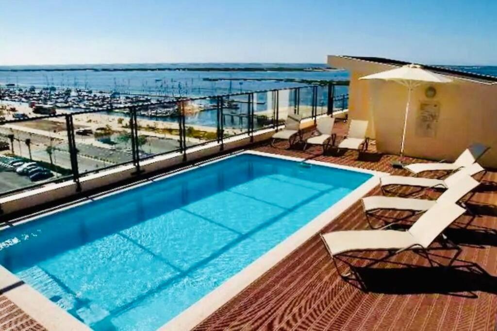 Olhao 3 Bedroom With Rooftop Pool, Marina Village Kültér fotó